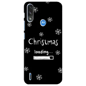 Різдвяні, Святкові Чохли для Моторола Е7 Павер (Christmas loading)