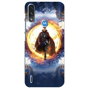 Чехлы с героями Марвел Motorola E7 Power (VPrint) (Доктор Стрендж)
