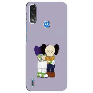 Чохли для Motorola E7 Power - Bearbrick Louis Vuitton (PREMIUMPrint) (Дружба Беарбрік)