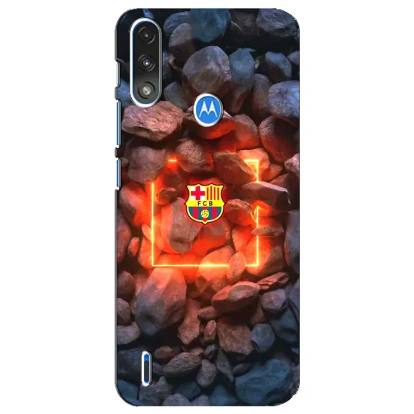 Чехол с принтом «ФК Барселона» для Motorola E7 Power
