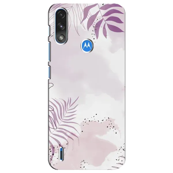 Чохол з принтом «Фіолетове листя» для Motorola E7 Power Чохол з принтом «Фіолетове листя» для Motorola E7 Power