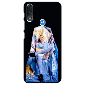 Чехлы с футболистом Ерлинг Холанд для Motorola E7 Power (AlphaPrint) (футболист Холанн)
