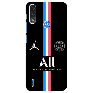 Чохли PSG для Motorola E7 Power (AlphaPrint) (футболка ПСЖ)