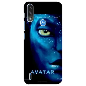 Чехлы с фильма АВАТАР для Motorola E7 Power (AlphaPrint) (глаз Аватара)