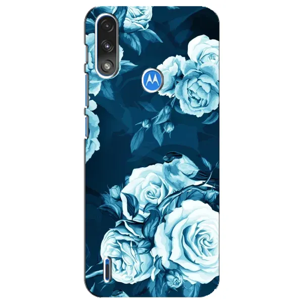 Чохол з принтом «Блактині бутони» для Motorola E7 Power Чохол з принтом «Блактині бутони» для Motorola E7 Power