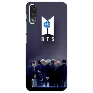 Чехлы BTS для Motorola E7 Power (AlphaPrint) (Группа BTS)