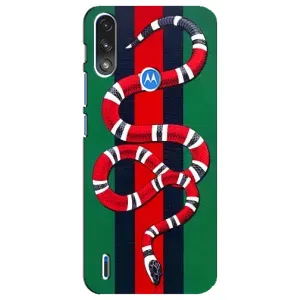 Чохли  GUCCI для Моторола Е7 Павер (AlphaPrint) (Gucci змія)