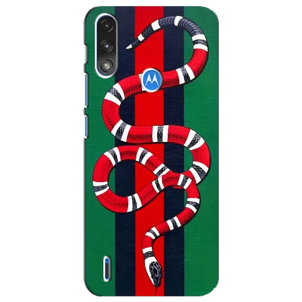 Чохол з принтом «Gucci змія» для Motorola E7 Power