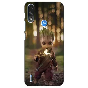 Чехол МАРВЕЛ для Моторола Е7 Пауэр (AlphaPrint) (I am Groot)