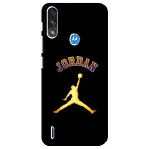 Чохли для Motorola E7 Power - з картинкою JORDAN (AlphaPrint) (Jordan Gold)