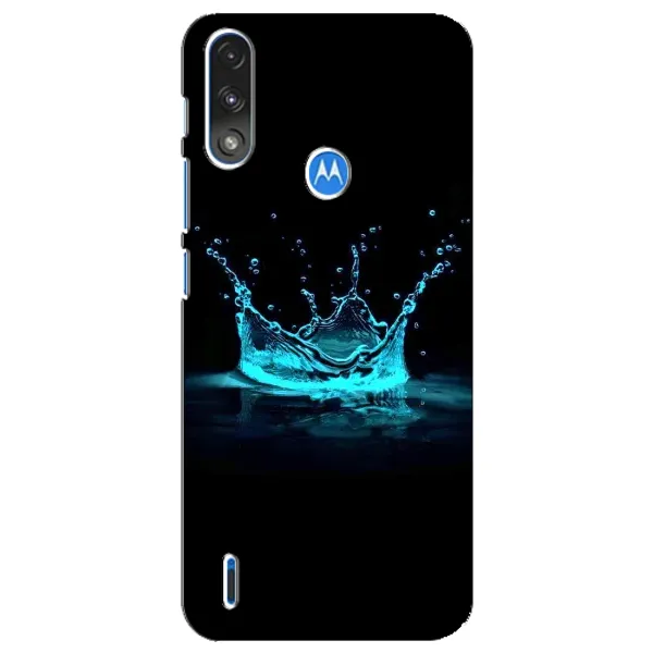 Чохол з принтом «Крапля корони» для Motorola E7 Power