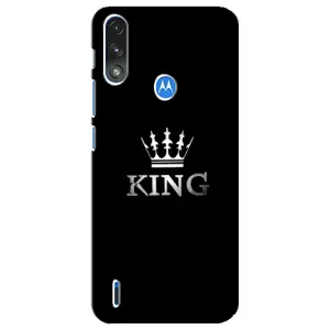 Чохол з Короною Моторола Е7 Павер - (AlphaPrint) (KING)