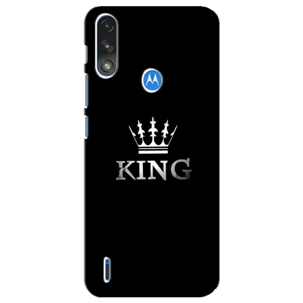 Чохол з принтом «KING» для Motorola E7 Power