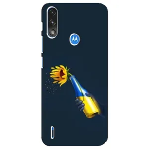 Чохол для Патріота України Motorola E7 Power - (AlphaPrint) (Коктель молотова)