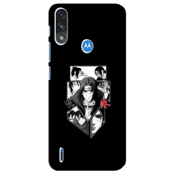 Чехол с принтом «коллаж Итачи» для Motorola E7 Power
