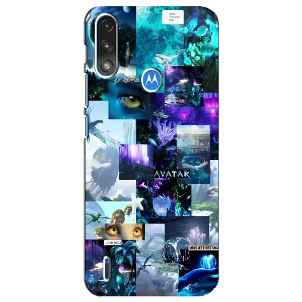 Чехол с принтом «коллаж Аватар» для Motorola E7 Power