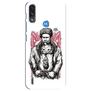 Чохли для Motorola E7 Power с принтом Тараса Шевченко (AlphaPrint) (Козак Шевченко)