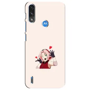 Чохли Персонажі Аніме Наруто для Motorola E7 Power (AlphaPrint) (Лайк Сакура)