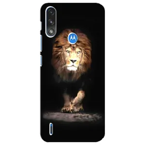 Чехол со Львом для Motorola E7 Power (VPrint) (Лев)