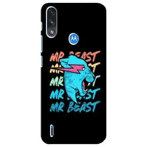 Чохол з принтом «logo Mr beast» для Motorola E7 Power