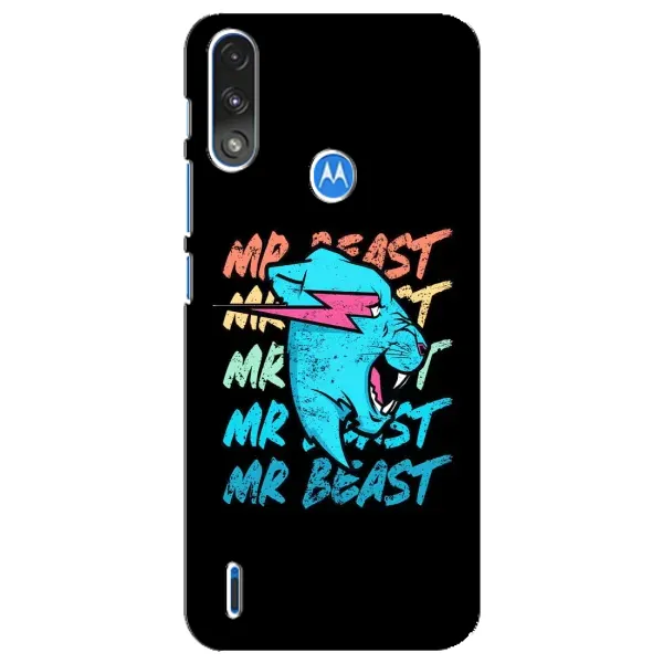 Чохол з принтом «logo Mr beast» для Motorola E7 Power