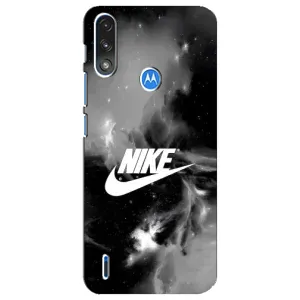 Чехол для Motorola E7 Power - с принтом Найк (AlphaPrint) (Лого Найк)