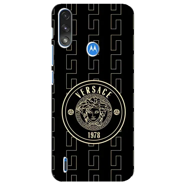 Чохол з принтом «Лого Версаче» для Motorola E7 Power
