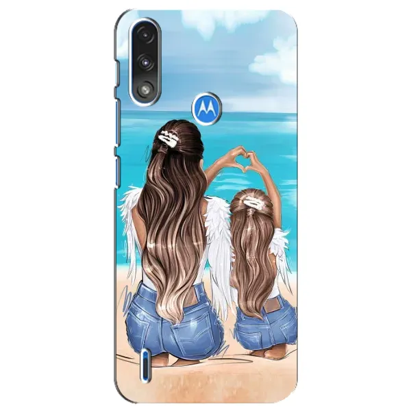 Чохол з принтом «Мама з донькою» для Motorola E7 Power Чохол з принтом «Мама з донькою» для Motorola E7 Power