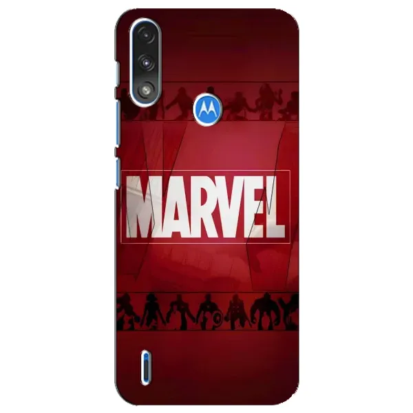 Чехол с принтом «MARVEL» для Motorola E7 Power Чехол с принтом «MARVEL» для Motorola E7 Power