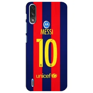 Чехлы Месси для Motorola E7 Power (AlphaPrint) (Messi Barca 10)
