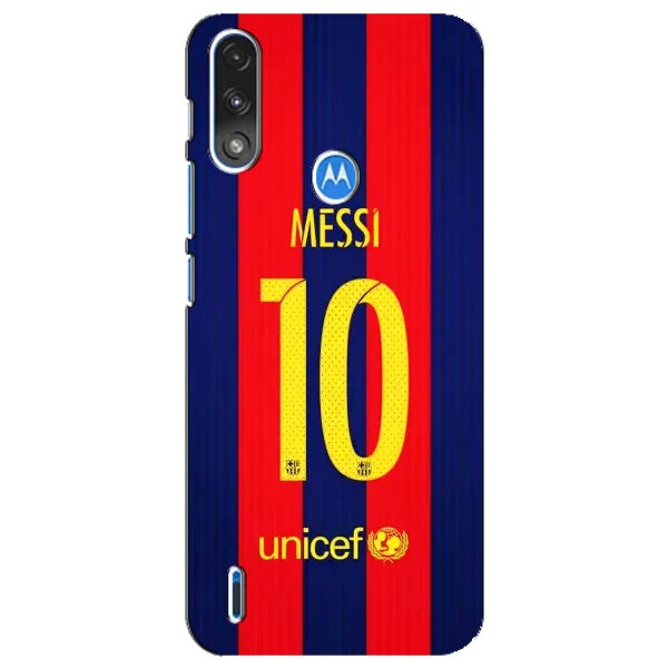 Чехол с принтом «Messi Barca 10» для Motorola E7 Power Чехол с принтом «Messi Barca 10» для Motorola E7 Power