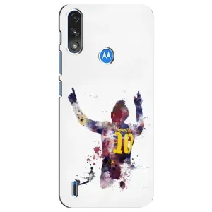 Чехлы Месси для Motorola E7 Power (AlphaPrint) (Messi Barca)