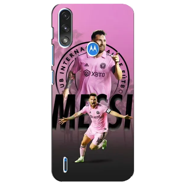 Чохол з принтом «Messi Miami» для Motorola E7 Power