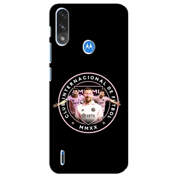 Чохол з принтом «Мессі в лого» для Motorola E7 Power