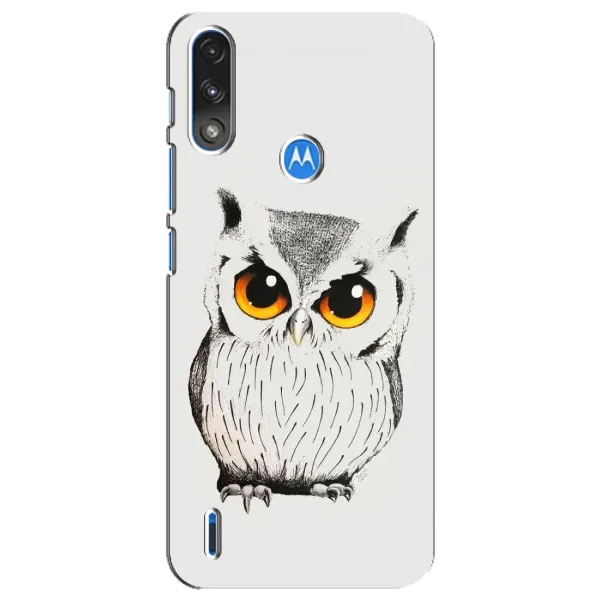 Чехол с принтом «Милая Сова» для Motorola E7 Power Чехол с принтом «Милая Сова» для Motorola E7 Power