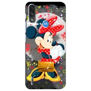 Чохол Disney Mouse Motorola E7 Power (PREMIUMPrint) (Minni з бантіком)