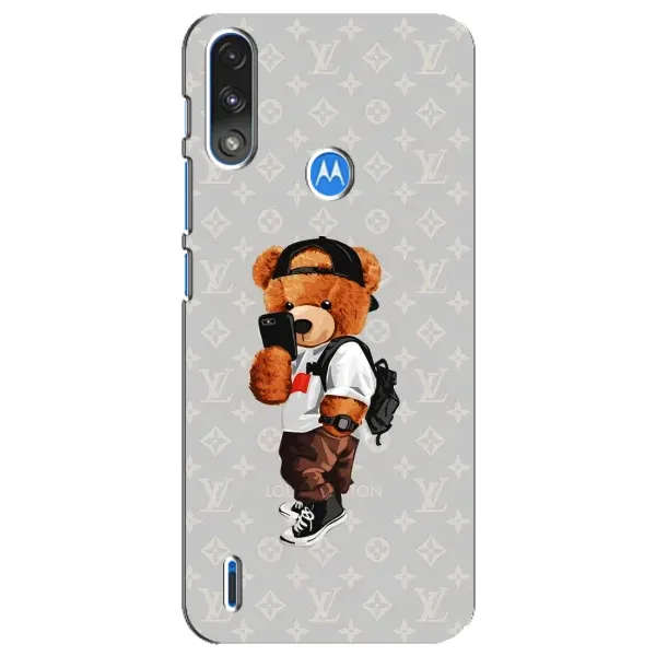 Чохол з принтом «Ведмедик Луі» для Motorola E7 Power