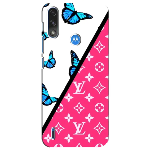 Чохол з принтом «Мода LV» для Motorola E7 Power