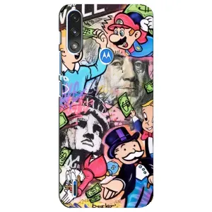 Чохли з крутими принтами для Motorola E7 Power - (PREMIUMPrint) (Monopoly man)