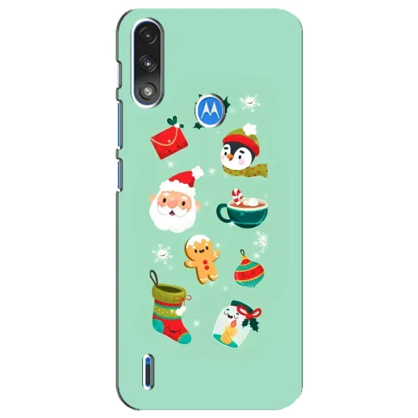 Чехол с принтом «Настроение НГ» для Motorola E7 Power