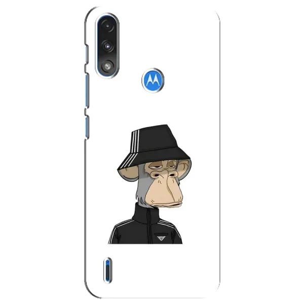 Чехол с принтом «обезьяна NFT Adidas» для Motorola E7 Power