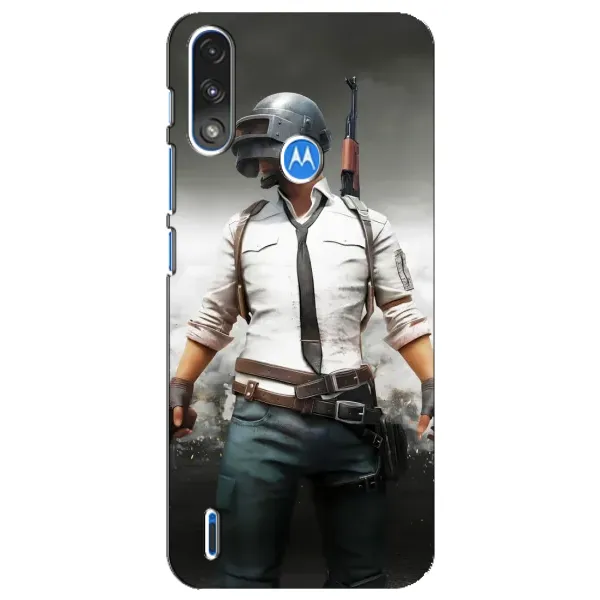 Чехол с принтом «Пабг мен» для Motorola E7 Power Чехол с принтом «Пабг мен» для Motorola E7 Power