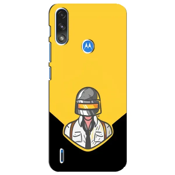 Чехол с принтом «Пабг в шлеме» для Motorola E7 Power Чехол с принтом «Пабг в шлеме» для Motorola E7 Power