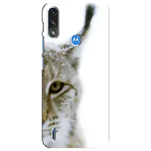 Чохли з картинкою животних Motorola E7 Power (Рись)