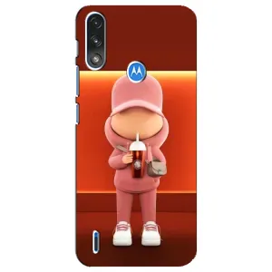 Крутые Чехлы Луи Виттон для Motorola E7 Power (AlphaPrint) (С Кофе)