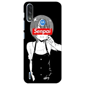 Чохли Персонажі Аніме Наруто для Motorola E7 Power (AlphaPrint) (Senpai)