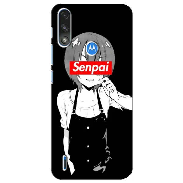 Чохол з принтом «Senpai» для Motorola E7 Power