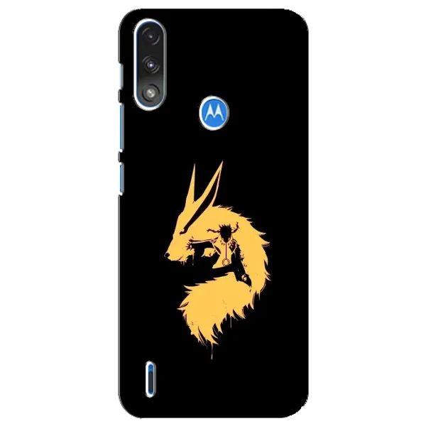 Чехол с принтом «силуэт Курама Наруто» для Motorola E7 Power