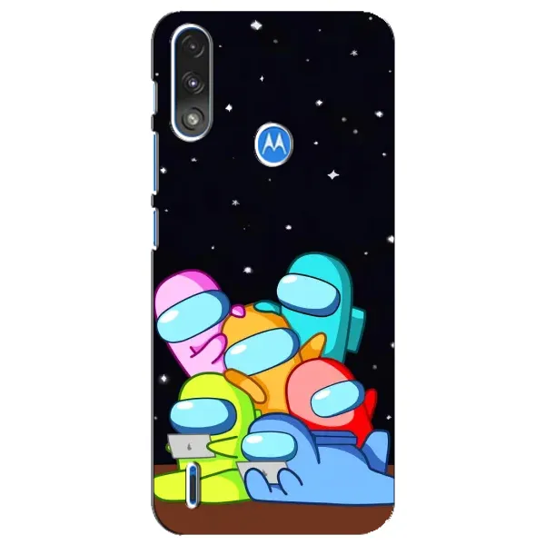 Чохол з принтом «Скіни в космосі» для Motorola E7 Power