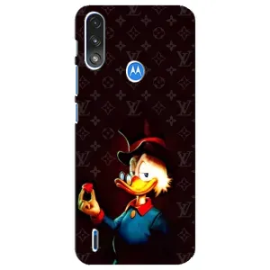 Чехли для Motorola E7 Power - Скрудж МакДак Louis Vuitton (PREMIUMPrint) (Скрудж з ботліантом)